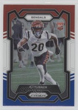 2023 Panini Prizm Rookies Red White & Blue Prizm DJ Turner #319 0pd2