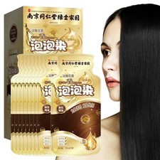 Independent Bagged Natural Plant Bubble Hair Dye 5mlx10 Hair Color Natural Plant