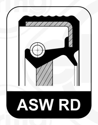 ELRING Wellendichtring Kurbelwelle LANDINI VOLVO EBRO 4,0 3,9 2418F436 ADE236C
