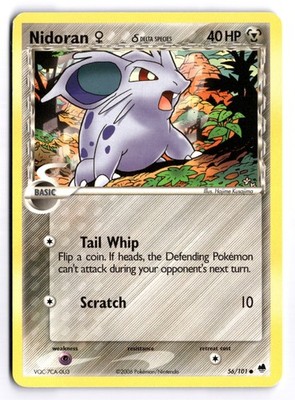 Nidoran F (Delta Species) - DF #56/101 Dragon Frontiers Common Normal MP