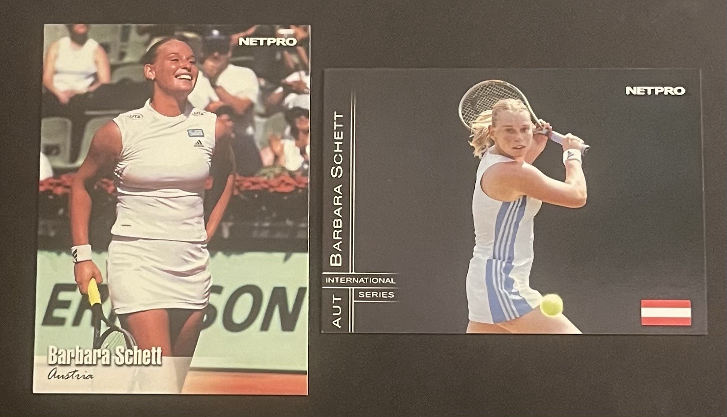 (2) 2003 NETPRO BARBARA SCHETT PREMIER INTERNATIONAL EDITION ROOKIE RC #69