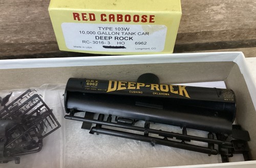Kit de coche tanque HO Red Caboose DRX 6963 Deep Rock 10K kit sin montar | Condition: New