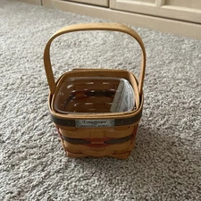 Longaberger 1993 Inaugural Basket and Protector 