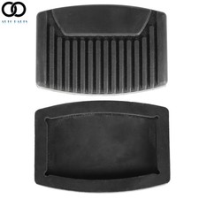 Brake Clutch Pedal Pads For 1966-1996 Ford Bronco And More - Manual Trans Black