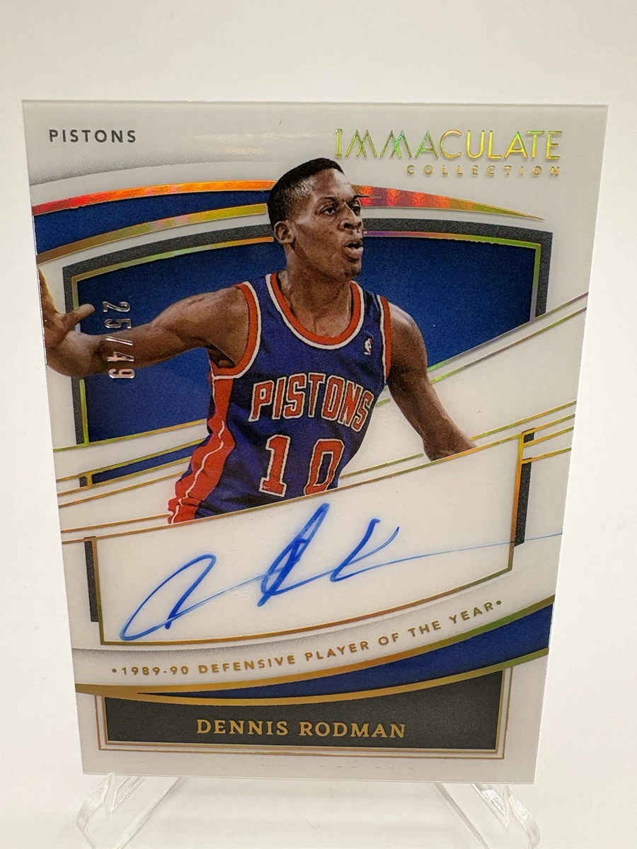 Panini Dennis Rodman Basketball Serial Numbered Sports Trading