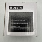 Delta Double Robe Hook in Matte Black 78435 