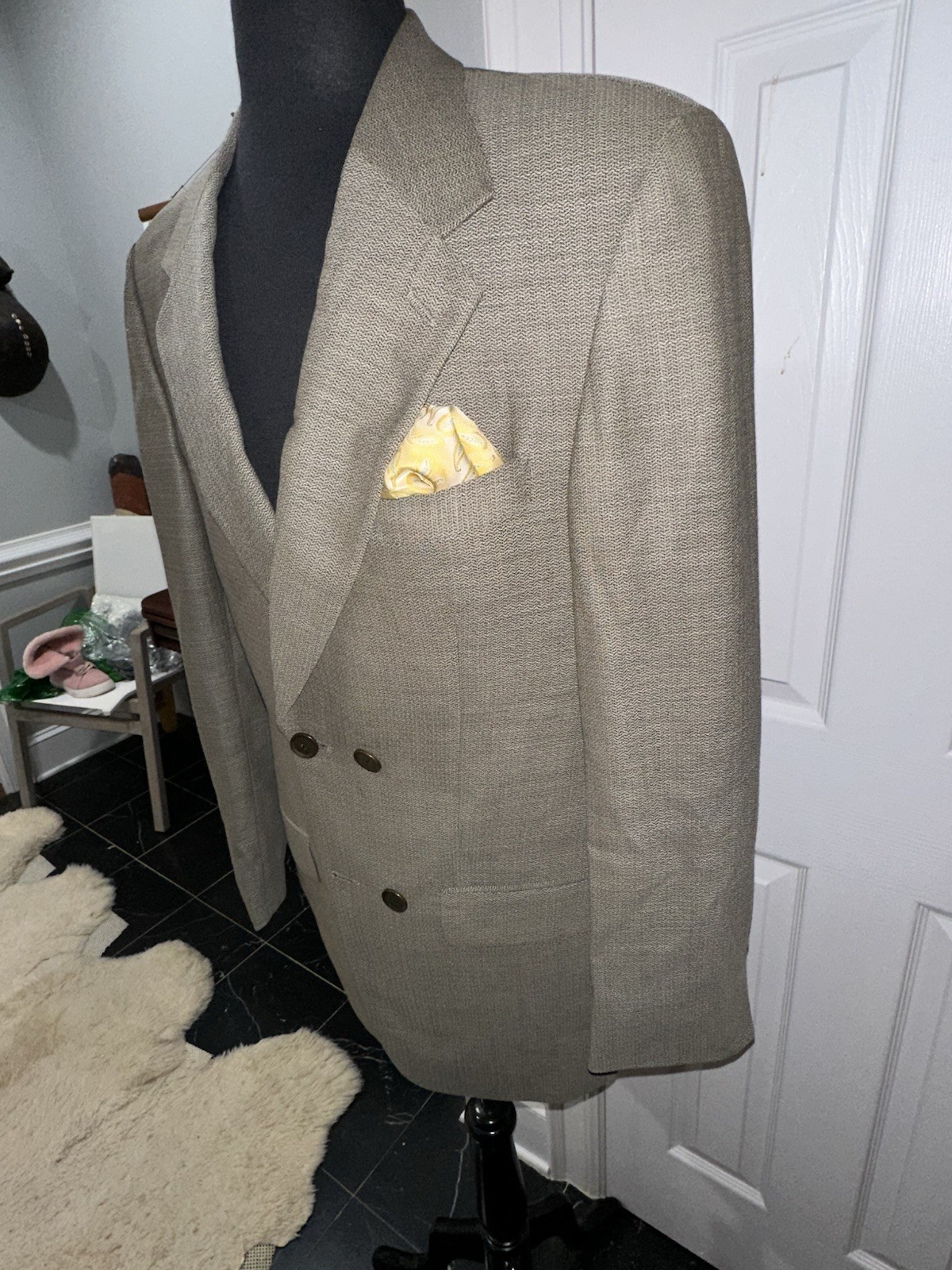 ULTIMO UOMO, DOUBLE-BREASTED, SOLID GRAY, BESPOKE… - image 2