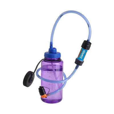 Überlebenskit für Quellwasserfilter - mit Konverterrohr und Mini Sawyer 4x Kappe