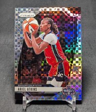 Ariel Atkins Checkerboard SP 2024 Panini Prizm WNBA Card #56 Washington Mystics