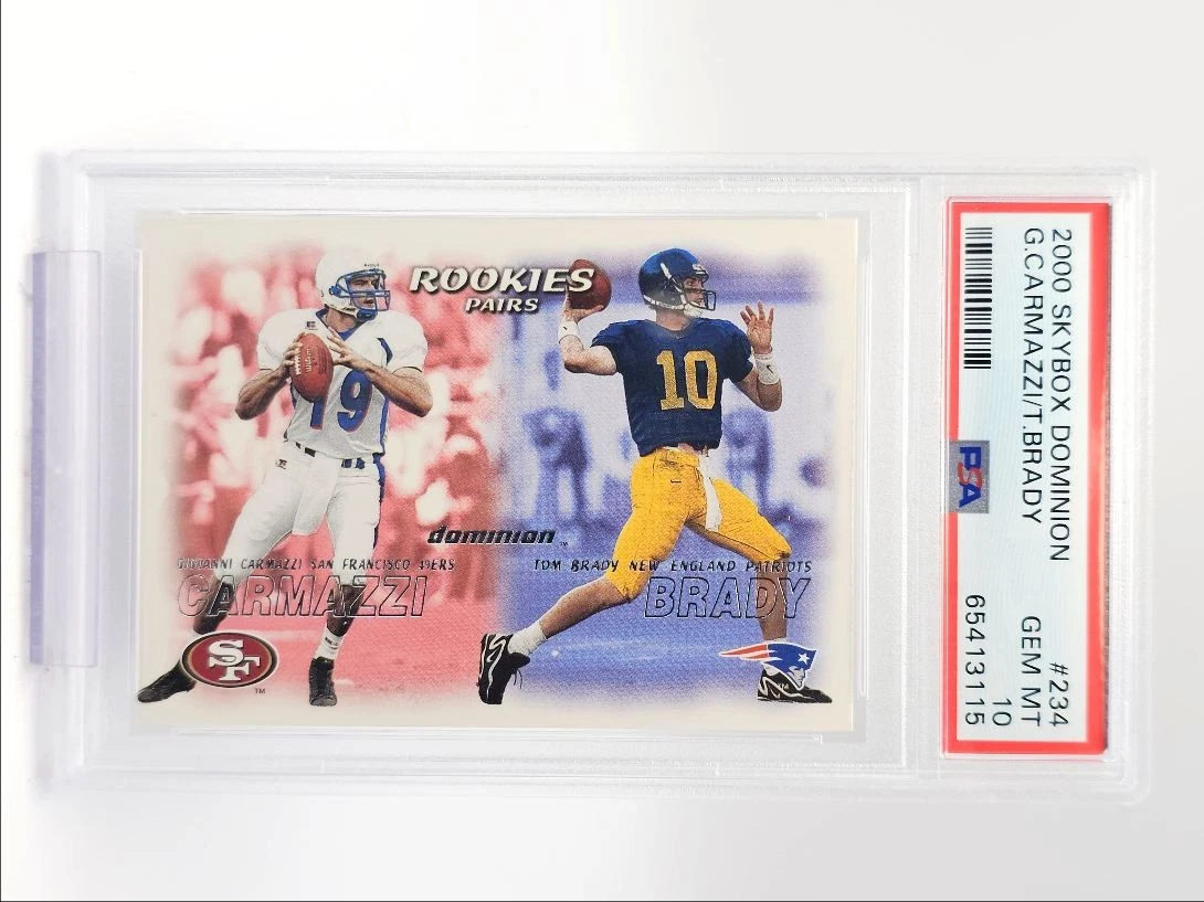 SkyBox Tom Brady Professional Sports Authenticator (PSA) Football