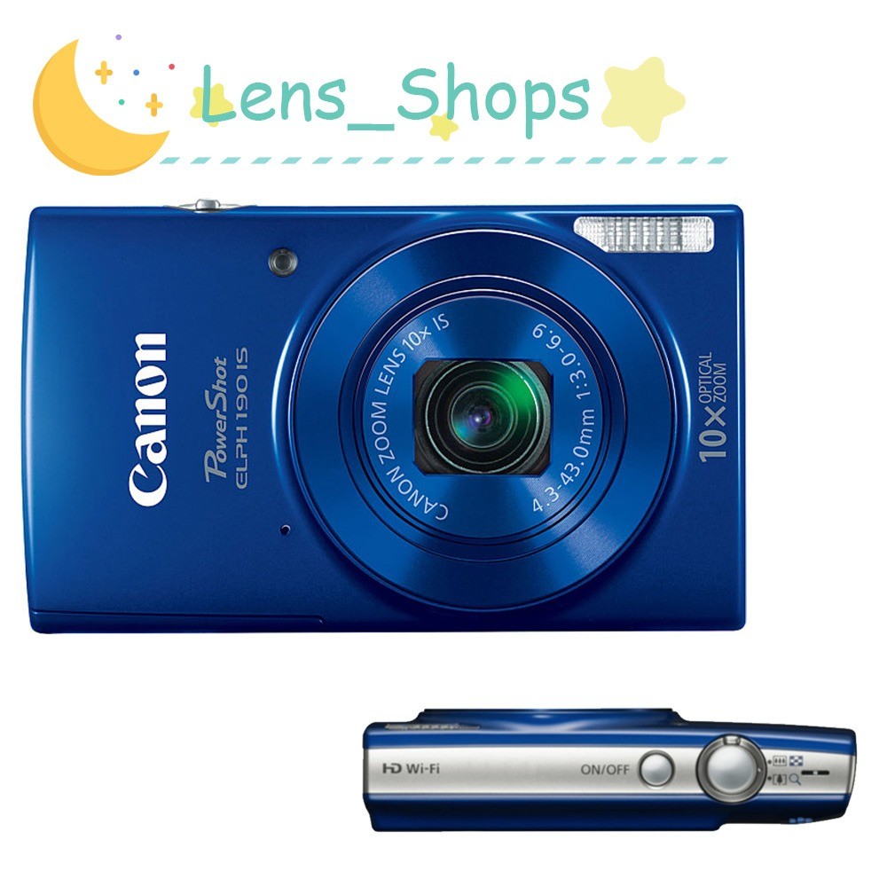 Canon PowerShot ELPH 190 IS/ IXUS 180 Digital Camera 20MP 10X