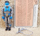 Complete Really Nice Vintage 1985 GI Joe Lampreys Hydrofoil v1 With Filecard