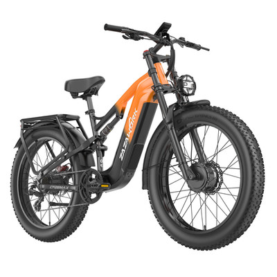 2OOO-W Elektrofahrrad 26 Zoll E-Bike 48V 25AH Dual Motor E-Mountainbike 5-O km/h