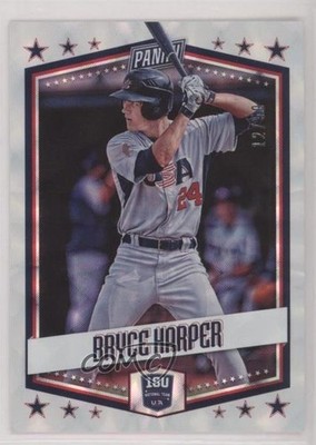 2018 Panini Father's Day USA Baseball Hyperplaid 12/50 Bryce Harper #USA3 o7m