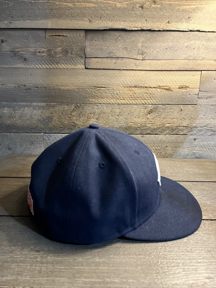 CHICAGO BEARS Hat NEW ERA NFL On Field C Logo 59FIFTY FITTED Cap 7 5/8 EUC - Image 4 of 4