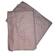 Pottery barn Kids Pink Polka Dot Sheer Curtains 44x96 Two Panels Rod Pocket