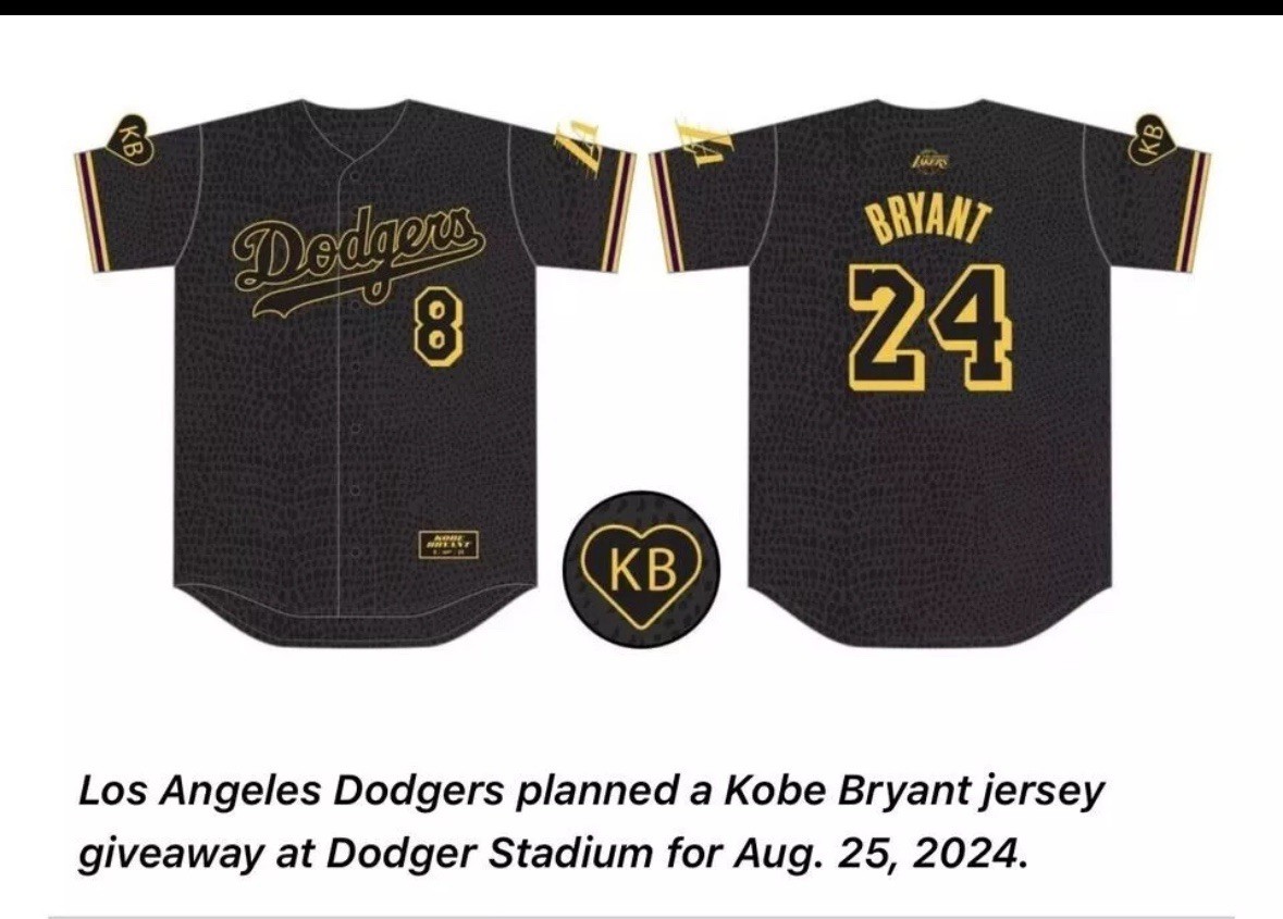 Kobe Bryant Dodgers ユニフォーム ドジャース Los Angeles Dodgers - Kobe Bryant #24 Blue 2025 Tokyo Series