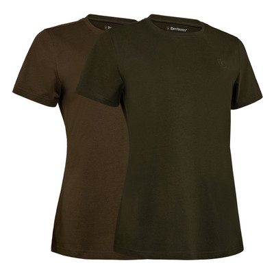 Deerhunter Damen 2er-Pack T-Shirts Fallen leaf / Timber Jagd Jagdshirt