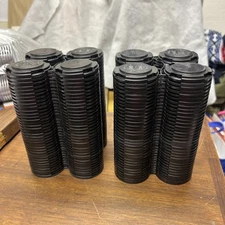 70 Black PakTech 4-Pack Beer Soda Can Holder Snap Top Plastic 4 Pack