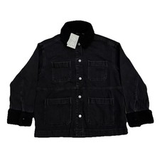 H&M Divided Women s Denim Chore Barn Coat Jac...