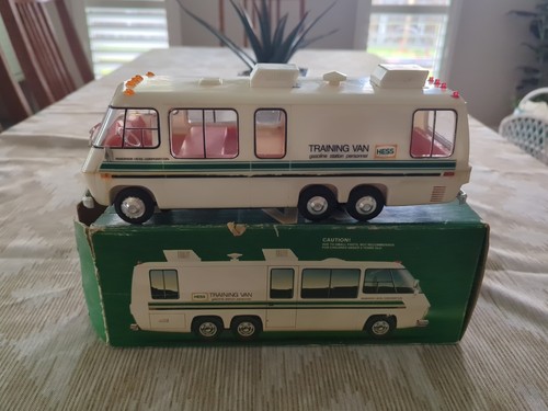 VINTAGE 1978 HESS TRAINING VAN CAMPER COMPLETE IN ORIGINAL BOX | QUICK SHIP
