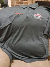 Papa Johns Master certified Heather Black Polo Shirt Size 3 XL