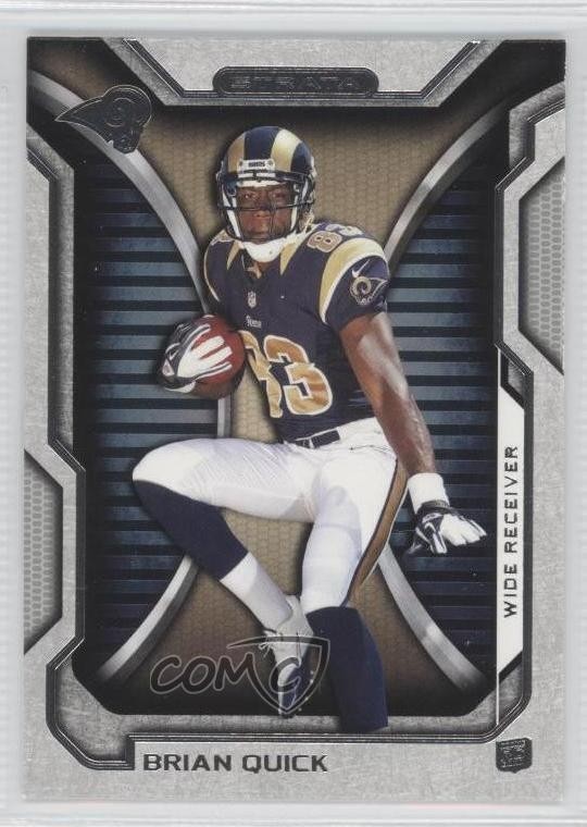 2012 Topps Strata Hobby Thick Stock Brian Quick #21 3a3