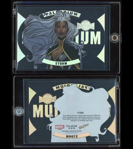 Storm 2020 Marvel X-Men Metal Universe Palladium #42/50