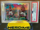 Jayden Daniels Terry McLaurin 2024 Donruss Optic Downtown Duos #11 PSA 9 MINT