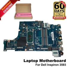 Dell Inspiron 3593 Motherboard Core i7-1065G7 Quad-Core CPU LA-J081P 04C38