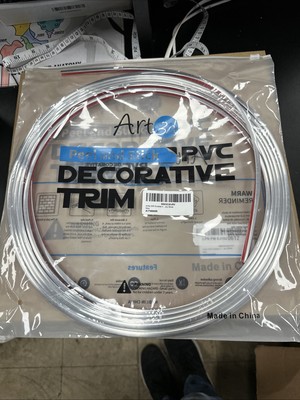 E3. Art3D 20Ft outside Vinyl Corner Trim Peel and Stick for Tile and Wall Edges