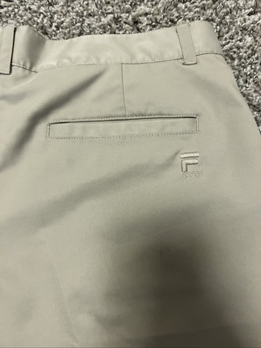 Fila Sport Performance Shorts Golf Short Men's 34 Tan Khaki - Picture 10 of 10