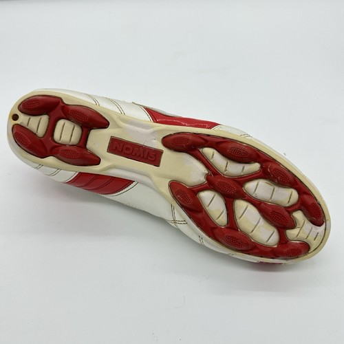 Vintage Nomis Spark FG Red White Mens US 12 UK 11.5 EUR 46.7 Football Boots - Picture 5 of 7