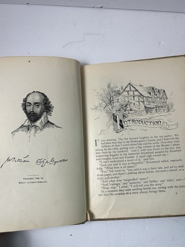 The Childrens Shakespeare Hardcover Book Nesbit Antique 1900 Illustrated - Picture 4 of 8