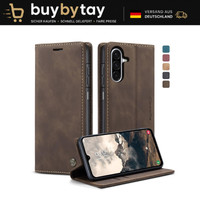 HandyhüLle Klappbar Leder FüR Galaxy A17 5G Flip Case Mit Kartenfach
