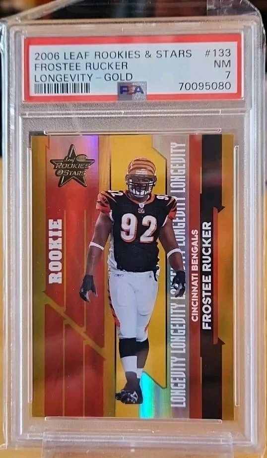 Frostee Rucker Leaf Rookies & Stars Longevity #133 Longevity-Gold