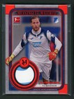 2020 OLIVER BAUMANN 23/25 JERSEY PATCH TOPPS BUNDESLIGA MEANINGFUL MATERIAL