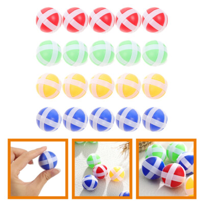 20Pcs  Pa Child Dart Hook and Loop Balls Board Sticky Sticky Balls