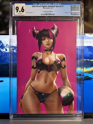 STREET FIGHTER SWIMSUIT SPECIAL 1 2024 CGC 9.6 CHEW NYCC PINK VIRGIN LTD 500
