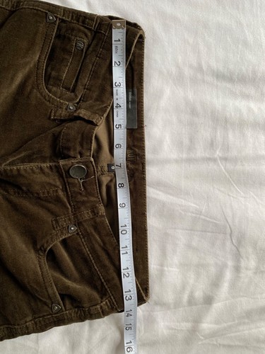 Kut From The Cloth Womens Size 0 Diana Skinny Brown Corduroy Pants 29" Inseam - Picture 2 of 4