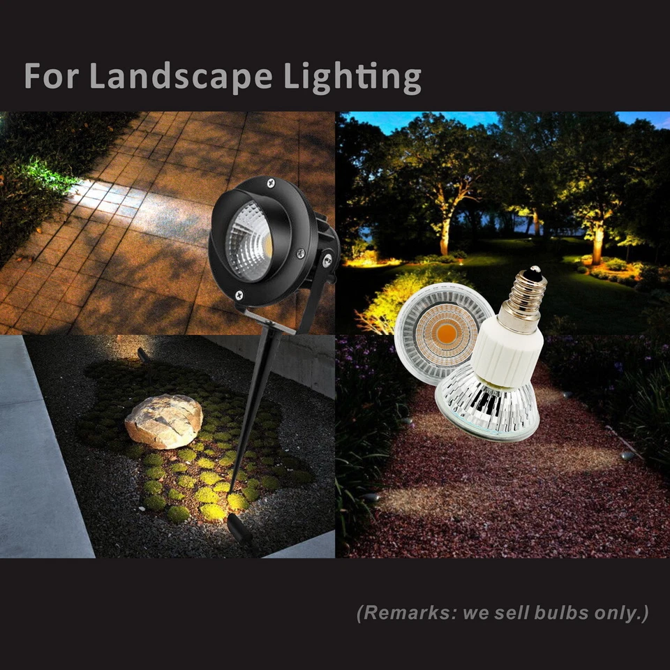 4 Pcs LED Spot Light Bulb JDR E26 Lamp base 110V-130V 5W MR16 Narrow Beam Glass - Image 3 of 4
