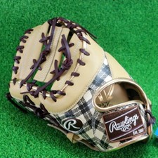 Rawlings Baseball Glove First Base Mitt HYPER TECH GRAPHIC Tartan Check 11.75