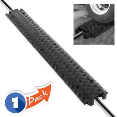 11000lbs Single Channel Heavy Duty Hose & Cord Track Floor Durable Cable Protect