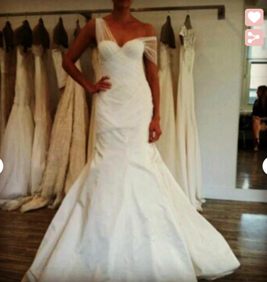 Lela Rose Wedding Dress White Never worn eBay