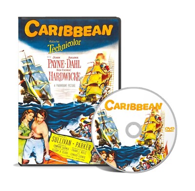 Caribbean (1952) Action Adventure, Romance DVD