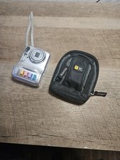 Nikon Digital Camera Coolpix 2200 2.0MP Silver Tested w/ Case Fair Condition 