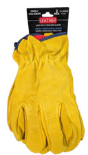 Lined Split Cowhide Leather Gloves Driving Construction Farming XL 48 CASE