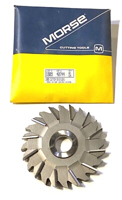 Morse Side Milling Cutter 5'' x 15/32'' x 1'' HSS Staggered Tooth USA Made 40744