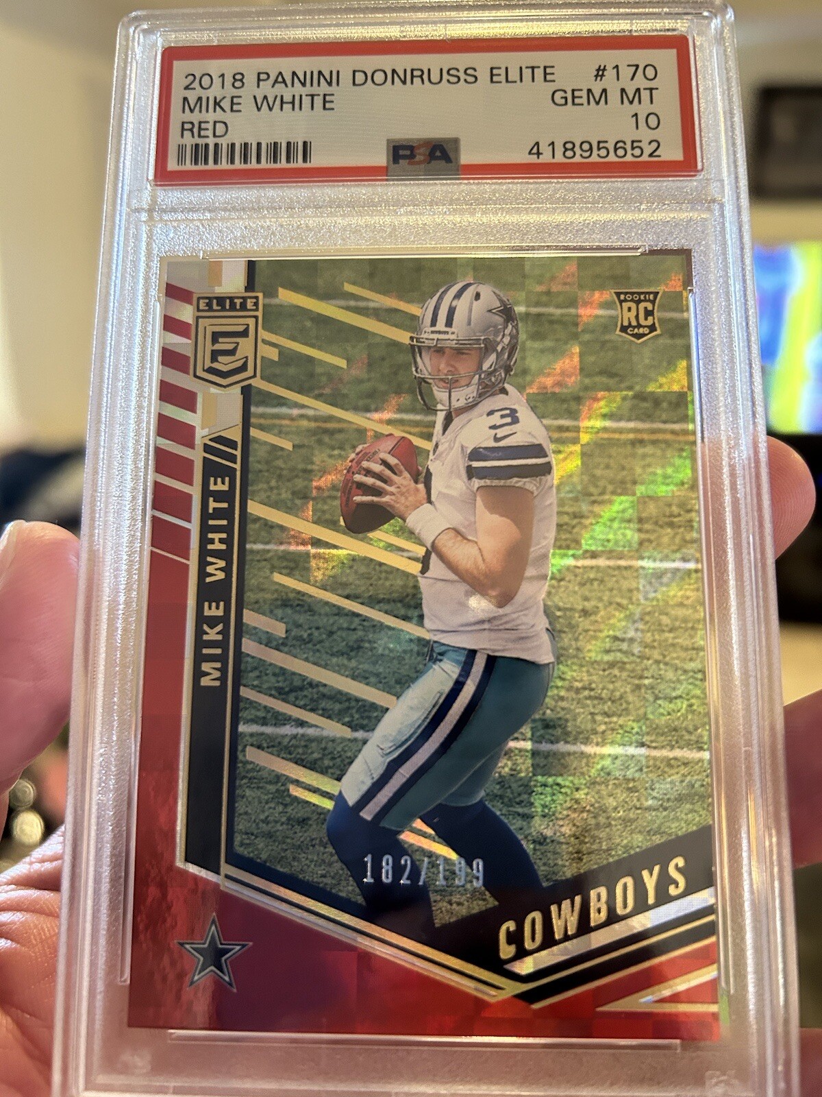 Mike White Panini Donruss Elite #170 Red