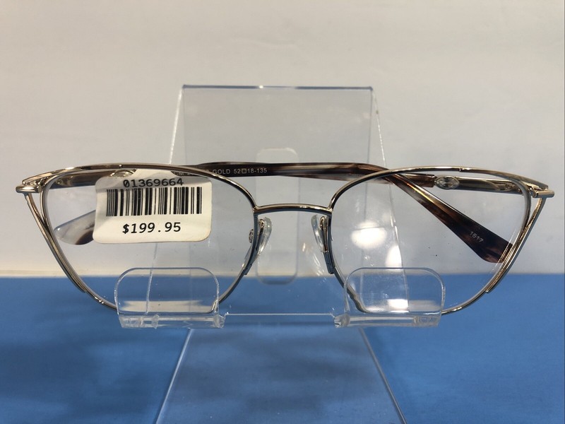 Chelsea Morgan Eyeglasses Frames CM 20222 5218 Gold Beauties New W/Tags